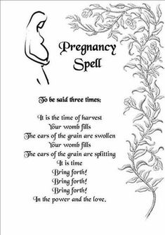 Pregnancy Spells, Fertility Spells, Magic Spell Book, Healing Spells, Under Your Spell, Magick Spells, Wiccan Spell Book