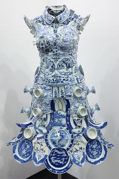 Li Xiaofeng: Additional Works – artjouer China Exhibition, Porcelain Dress, Mosaic Dress, Dress Forms, Costume Institute, Through The Looking Glass, Chinese Culture, Metropolitan Museum Of Art