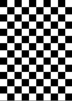 a black and white checkerboard pattern is shown