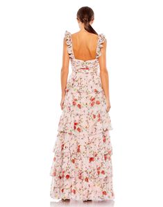 Floral Print Chiffon Dress, Floral Print Gowns, Designer Formal Dresses, Printed Gowns, Chiffon Evening Dresses, Chiffon Fashion, Floral Print Chiffon, Floral Gown, Fall Png