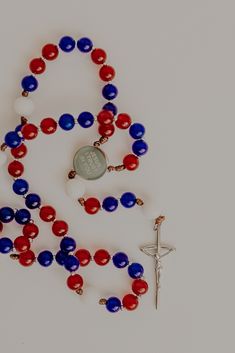 "My mercy is greater than your sins and those of the whole world." St. Faustina's Diary, 1485. Start a devotion to the Divine Mercy of Jesus and experience a fount of graces & mercy. Red and blue beads to represent the blood & water which gushed forth from his side. "The souls that say this chaplet will be embraced by My mercy during their lifetime and especially at the hour of their death.” The Diary of St. Faustina, 754 Are you a Retailer? Shop our products at wholesale pricing here! Divine Mercy Chaplet Prayer, Catholic Sacraments, The Divine Mercy, Divine Mercy Chaplet, Chaplet Rosary, St Faustina, Blood In Water, Rosary Jewelry, Catholic Decor