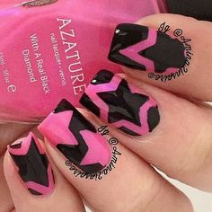 Nail Vinyls, Punk Nails, Grunge Nails, Pretty Gel Nails, Really Cute Nails, Kawaii Nails, Star Nails, Dream Nails, Funky Nails