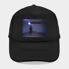 can youhear that? -- Choose from our vast selection of Trucker hats to match with your favorite design to make the perfect custom graphic Hat. Customize your color! For men and women. Trucker Hats, Hat Designs, Trucker Hat, Men And Women, For Men, Canning, Hats, Quick Saves, Black