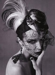 Hat Veil, Steven Klein, Steven Meisel, Masks Masquerade, Vogue Italia, St Patrick’s Day