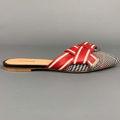 Monse Flats Comes In A Red & Black Print Material Featuring A Mule Style, Pointed Toe, Buckle Detail, And A Wooden Sole.Very Good Pre-Owned Condition. Marked: 38outsole: 10 Inches X 3 Inches Sui Generis Reference: 109721 Category: Flats More Details Brand: Monse Gender: Female Size: 8 Color: Red & Black Color 2: White Fabric: Fabric Pattern: Plaid Style: Mules Age Group: Adult Sui Generis Designer Consignment Is An Award Winning Fashion Resale Store For Women & Men. Located In San Francisco. The Mule Flats, Resale Store, Plaid Fashion, Fabric Pattern, Color 2, White Fabric, Black Print, Black Fabric, Mule