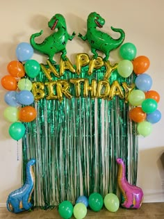 an image of a birthday party with balloons