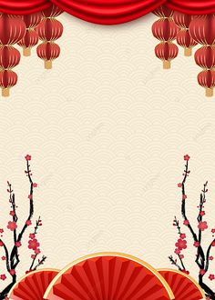 Chinese New Year Wallpaper, New Year Background Images, Chinese New Year Background, Bahasa China, Chinese New Year Poster, Chinese Background, Chinese Wallpaper, Chinese Crafts, Red Background Images