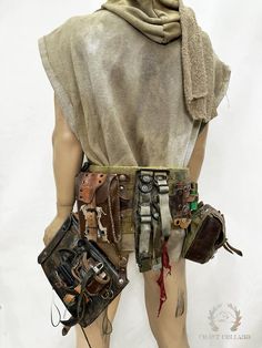 Zombie Core, Aging Art, Apocalyptic Costume, Post Apocalyptic Clothing, Apocalypse Gear, Post Apocalyptic Costume, Apocalyptic Clothing, Metro 2033