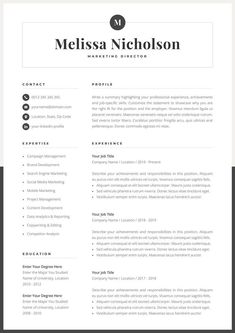 a professional resume template with an image on the top and bottom corner, in grey