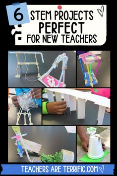 STEM Projects that are perfect for new STEM or classroom Teachers. Easy prep, easy materials, and full of problem-solving. Science Experience, Stem Club, Steam Challenges, Stem Engineering, Teaching Stem, Stem Lab, Engineering Activities