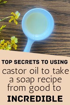 castor oil soap DIY Diy Castor Oil Shampoo Bar, Castor Oil Shampoo Bar Recipe, Castor Oil Soap Recipe, Cold Press Soap Recipes, Lye Soap Recipe, Using Castor Oil, Castor Oil Shampoo, Shampoo Bar Recipe, House Of Tomorrow