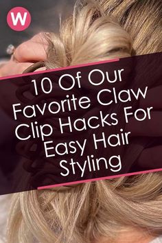 Hair Using Claw Clip, Shoulder Length Hair Styles Claw Clip, How To Put Long Hair Up In A Clip, Styling Curly Hair With Claw Clip, How To Do A Claw Clip With Short Hair, Easy Hair Updos With Clip, How To Put Up Hair In Claw Clip, Different Ways To Wear Your Hair In A Claw Clip, Easy Claw Hairstyles