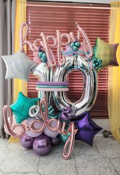 an image of a birthday balloon decoration