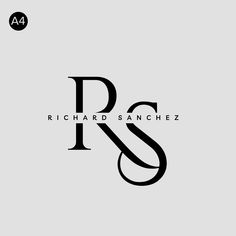 the logo for richard sanchez's new fashion line, r & s