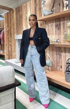 24 Really Cute Brunch Outfit Ideas for You — Jasmine Diane Classic Fashion Women, Brunch Outfit Ideas, Outfit Chic, Looks Black, Looks Street Style, Brunch Outfit, Streetwear Style, Blazer Outfits, Jeans For Women