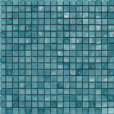 a blue glass mosaic tile pattern