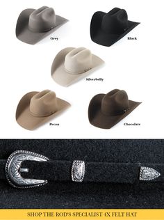 Specialist 4X Silverbelly Hat Best Cowboy Hats, Greeley Hat Works, Best Cowboy Boots, Cowboy Fashion, Mens Cowboy Hats, American Hat, Felt Cowboy Hats, Western Clothing, Grey Hat