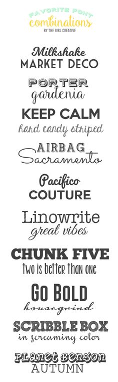 some type of font that is in different colors and sizes, with the words below it