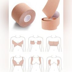 -Waterproof, Sweat Proof -Elastic Lift Is Super Strong -Cotton Fabric, Soft And Comfortable, Light And Invisible -Safe And Non-Irritating -Multiple Uses This Is The Only Tape You Will Need Girl Secrets, Outfit Uni, Pageant Costumes, Curvy Wedding, Girls Secrets, Bird House Feeder, Strapless Dresses, Bra Hacks, Breast Tape Lift