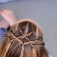 Kid Braids, Anna Hair, Olive Hair, Girl Hairdos, Easy Little Girl Hairstyles, Braided Hairstyles For Kids, Hairstyles For Girls