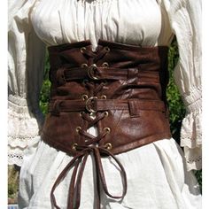 Lola Loves Leather STEAMPUNK, PIRATE, GOTHIC Extra Wide Waist Belt Steampunk Lady, Moda Steampunk, Mode Steampunk, Steampunk Pirate, Steampunk Costume, Pirate Costume, Leather Corset