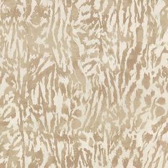 an animal print pattern on fabric in beige and white colors, including zebras or stripes