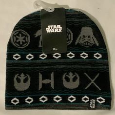 a star wars beanie hat is on display