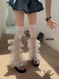 The price is for a pair of leg sleeves only, others are not included. Fancy Footwear, Kawaii Outfits, Make Clothes, Cute Core, Leg Sleeves, Fashion Drawings, Mystical Creatures, Drawing Stuff, Fun Fashion