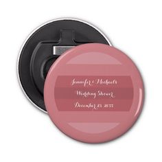 a pink button with the words wedding shower on it