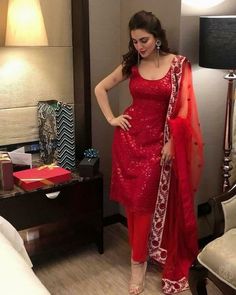 Shraddha Arya, Diwali Outfits, Kurta Designs Women, Red Suit, Stylish Party Dresses, Dress Indian Style, Stylish Dresses For Girls, Indian Designer Outfits