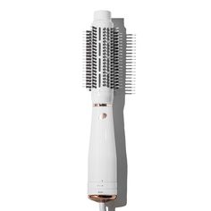 One-step blowouts that leave hair looking healthy—not dull and dry. It’s about time. Designed to dry and style in one go, T3 AireBrush Round delivers even heat—no hot spots—that helps protect hair’s natural moisture and shield against damage.1 The result? 2x faster styling2 that’s gentle on hair, with visibly smoother, shinier results.3 Turns out you can have it all. Now featuring a 2.5" round brush custom-designed to reach roots and detail ends, for volume, body, waves and bends. | T3 Airebrush Hair Dryer Set, Hair Dryer Accessories, Rotating Curling Iron, Hair Appliances, Hair Diffuser, Barrel Curling Iron, Best Hair Dryer, Blow Dry Brush, Barrel Curls