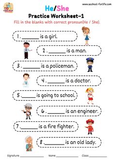 He / She He And She Worksheets For Kids, English Grammar Worksheets For Class 1, He She Worksheet, He She It Worksheet, Verbs For Kids, Worksheets For Class 1, Cvc Words Kindergarten, English Worksheets For Kindergarten, Most Influential People