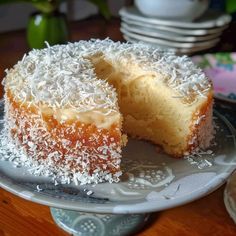 a close up of a cake on a plate