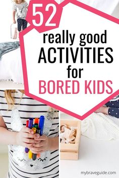 Check out these 52 really good ideas to keep your bored kids busy when they need to stay indoors. Whether it is a rainy day, school is closed for weather or you find yourself quarantined at home, these activities require little prep work, and no extra supplies. Activities Indoors For Kids, How To Keep Kids Busy At Home, Activities For Bored Kids, Keep Kids Busy Indoors, No Prep Activities For Kids, Sick Day Activities For Kids, Fun At Home Activities For Kids, Indoor Activities For Kids At Home, Busy Activities For Kids