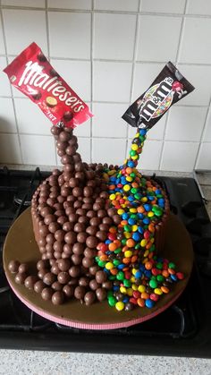 there is a cake made to look like candy