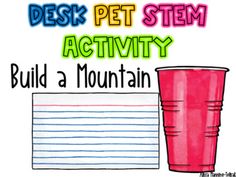 Have you jumped on the desk pet bandwagon? If so, STEM/STEAM activities might be perfect for your students and their pets! These activities encourage children to be creative, think outside the box, and collaborate with others. It's great fun! Especially when you add in desk pets! In this challenge, students are given specific materials and must create a "mountain" for their desk pet to hike up.  Students work in teams to plan, create, and reflect.Included are:*slides describing the challenge*STE Desk Pets, Desk Pet, Stem Steam, Steam Activities, Outside The Box, Thinking Outside The Box, Stem Activities, Teacher Hacks, Be Creative