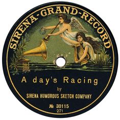 an old record label with two women on it