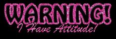 the words waring have arrived in pink glitter on a black background with an image of a