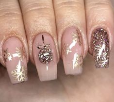 Nail Art Noel, Pedicure Designs Toenails, Unghie Nail Art, Snowflake Nails