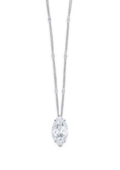 AN IMPORTANT DIAMOND PENDANT NECKLACE Jewelry Crown, Marquise Cut Diamond, Diamond Necklaces, Diamond Pendant Necklace, Marquise Cut, Link Necklace, Fine Jewellery, Diamond Pendant, Exhibitions