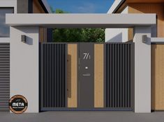 an image of a modern entrance to a house