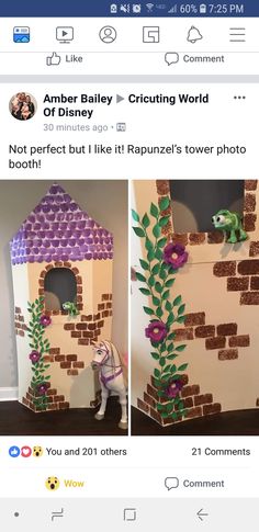 an instagramted photo of someone's crafting project on facebook