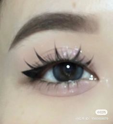 Ulzzang Makeup Tutorial, Pretty Eye Makeup, Douyin Makeup, Soft Makeup Looks, Doll Eye Makeup, Pretty Makeup Looks, Ulzzang Makeup