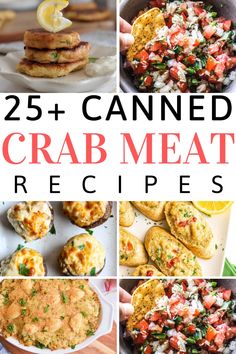 25 + canned crab meat recipes that are easy to make, delicious and tasty