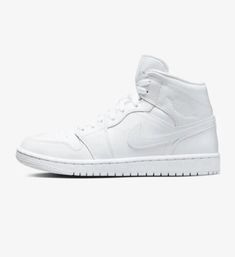 Nike Women's Jordan 1 Mid White Shoes DV0991-111 | eBay Air Jordan 1 Mid Women, White Jordan Shoes, Air Jordan 1 White, Air Jordan Logo, Air Jordan 1 Mid White, Nike Jordan 1 Mid, White Outfits For Women, Jordan 1 Mid White, Jordan Logo