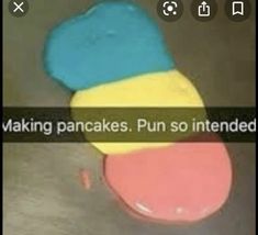 an image of a toilet with the words making pancakes fun so intended