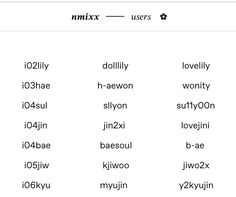 an image of different types of words on the webpage, all in black and white