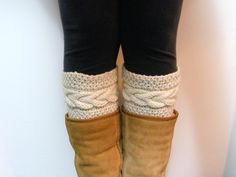 Free Boot Cuff Knit Pattern | Grace Cable Boot Cuffs Knitting Pattern Image Boots Patterns