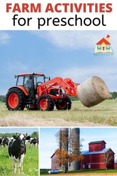 farm activities for preschool and toddlers to learn how to use the farm equipment in their homes