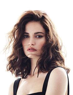 Lily James, Shoulder Length Hair, Shoulder Length, Wavy Hair, Hair Goals, Hair Lengths, New Hair, Short Hair Cuts, Hair Inspo